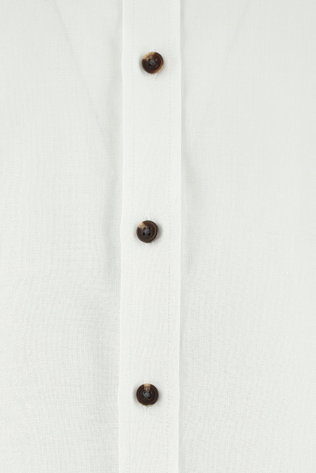 Ekru Kısa Kol Regular Fit Spor Keten Gömlek