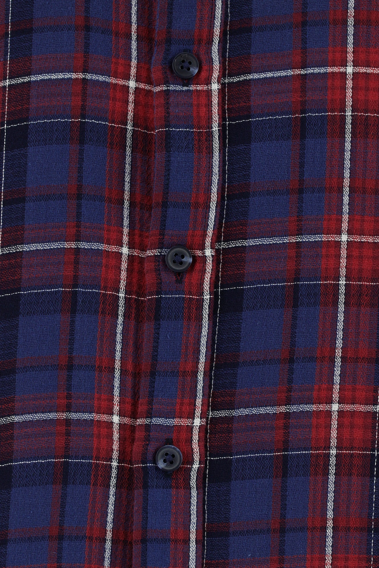 Mercan Kırmızı Kısa Kol Regular Fit Ekose Spor Pamuk Gömlek