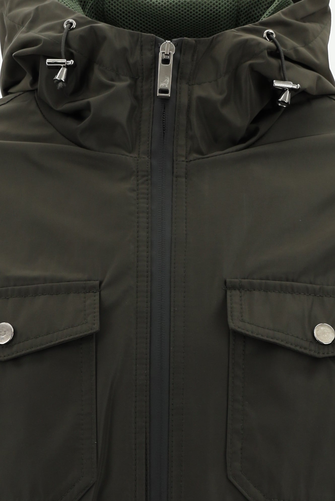 Orta Haki Kapüşonlu Mevsimlik Spor Mont