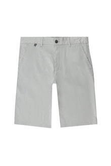 Orta Gri Regular Fit Bermuda Keten Şort