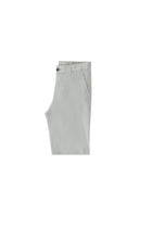 Orta Gri Regular Fit Bermuda Keten Şort