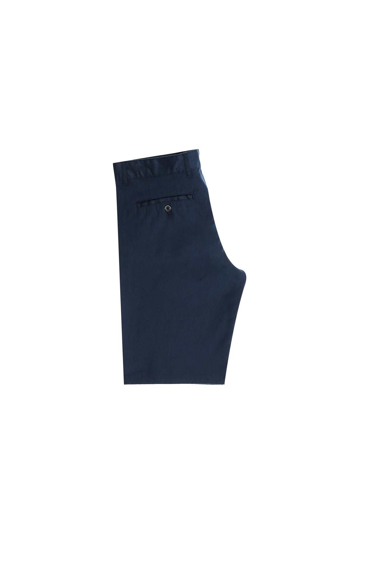 Koyu Lacivert Regular Fit Bermuda Keten Şort