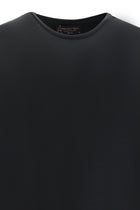 Siyah Bisiklet Yaka Slim Fit Dar Kesim T-shirt