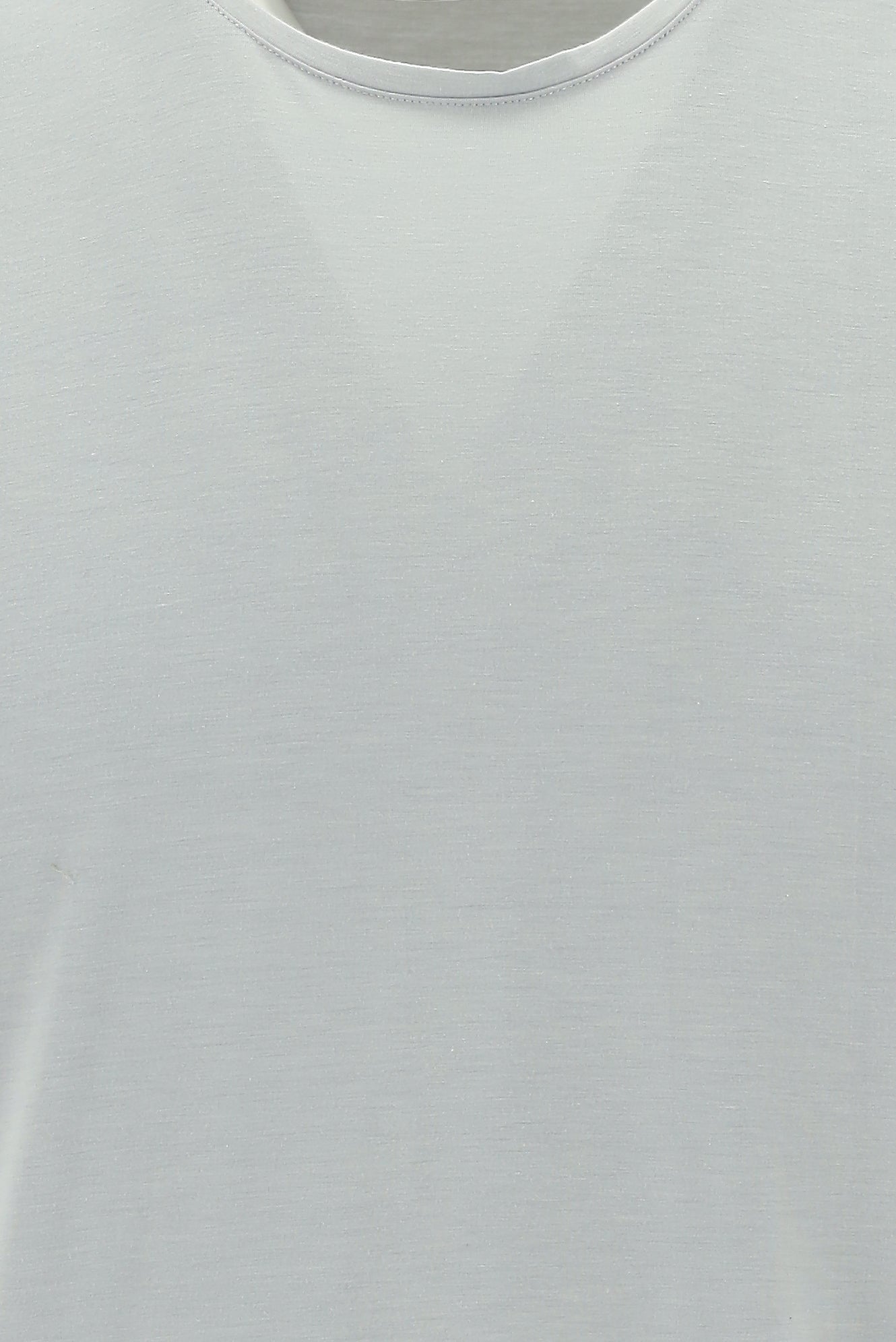 Orta Gri Bisiklet Yaka Slim Fit Dar Kesim T-shirt