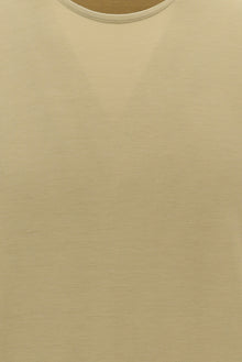 Orta Kahve Bisiklet Yaka Slim Fit Dar Kesim T-shirt