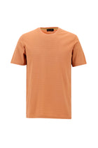 Melon Bisiklet Yaka Slim Fit Dar Kesim Desenli Merserize Pamuk T-shirt