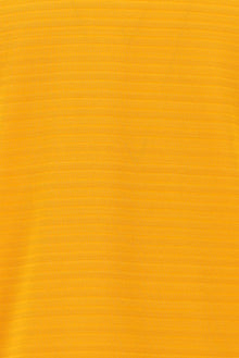 Açık Turuncu Bisiklet Yaka Slim Fit Dar Kesim Desenli Merserize Pamuk T-shirt