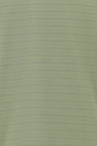 Yağ Yeşili-Olive Bisiklet Yaka Slim Fit Dar Kesim Desenli Merserize Pamuk T-shirt