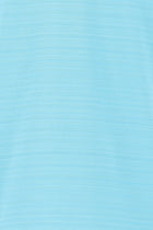 Açık Turkuaz Bisiklet Yaka Slim Fit Dar Kesim Desenli Merserize Pamuk T-shirt