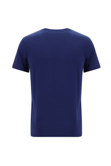 Orta Lacivert V Yaka Slim Fit Dar Kesim Süprem Likralı T-shirt