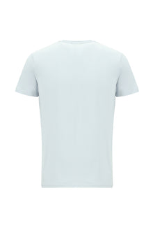Açık Mavi V Yaka Slim Fit Dar Kesim T-shirt