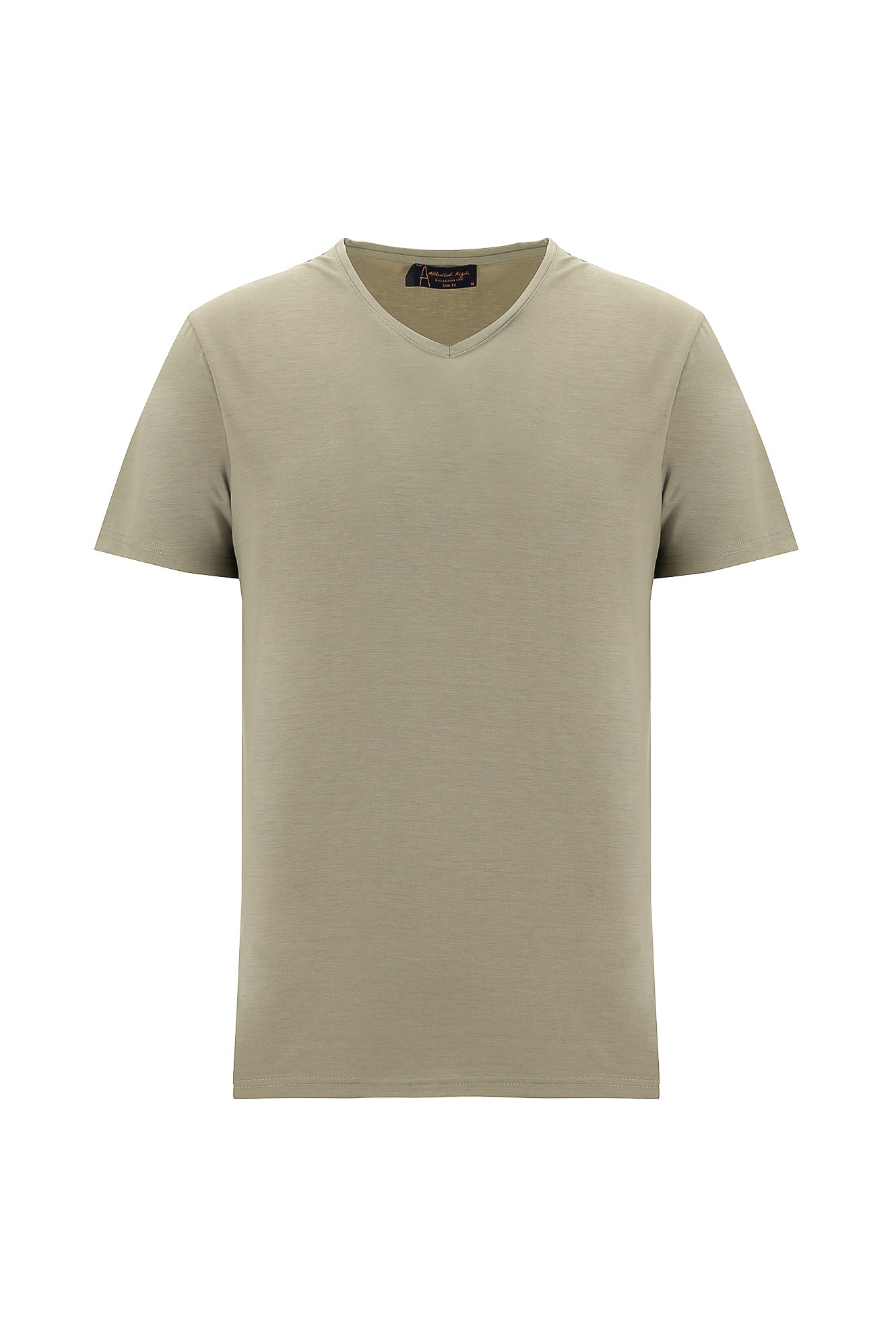 Orta Vizon V Yaka Slim Fit Dar Kesim T-shirt