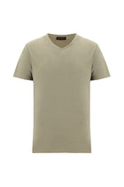 Orta Vizon V Yaka Slim Fit Dar Kesim T-shirt