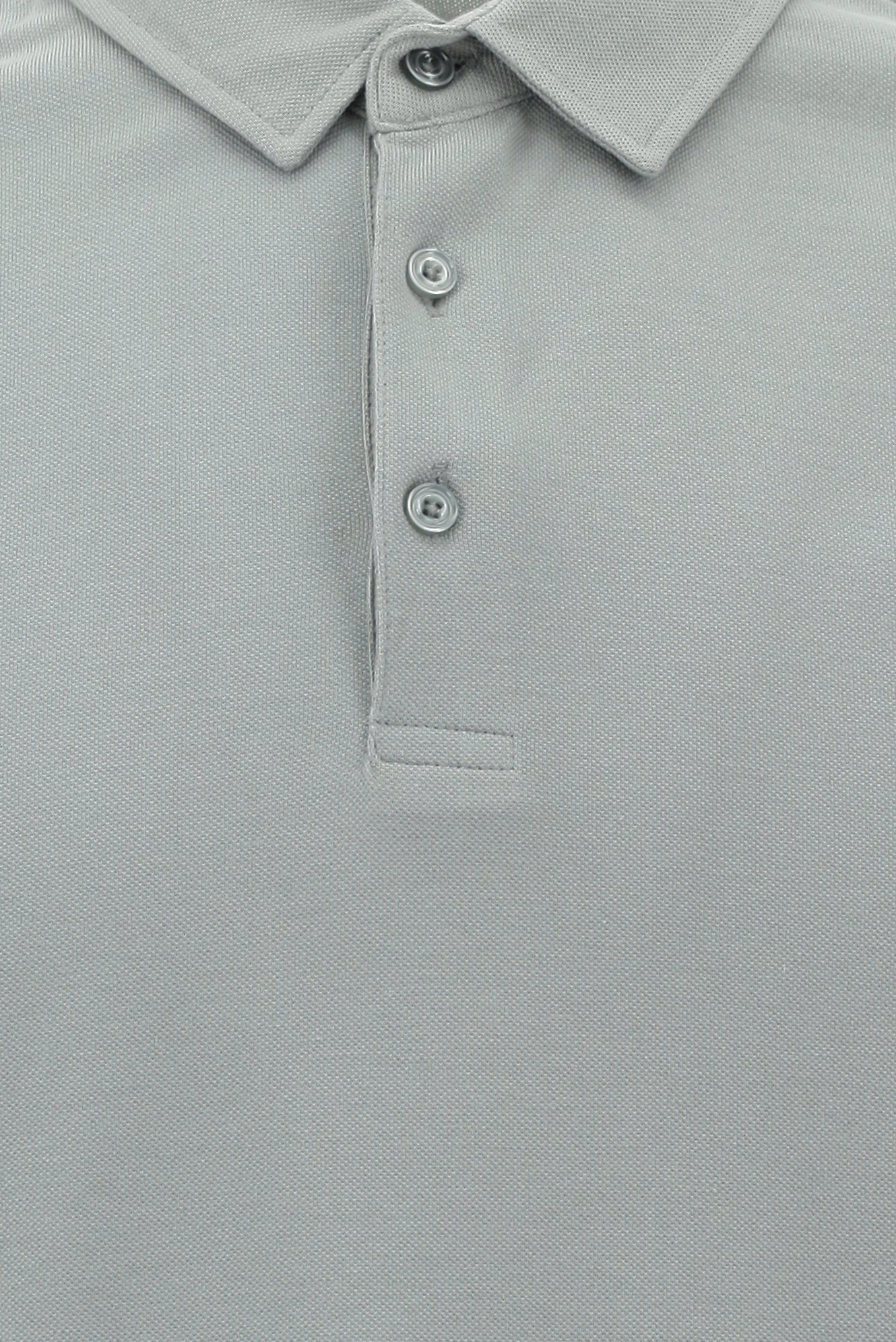 Bulut Gri Polo Yaka Regular Fit Pamuk T-shirt-Abdullah Ki??l?