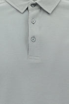 Bulut Gri Polo Yaka Regular Fit Pamuk T-shirt-Abdullah Ki??l?