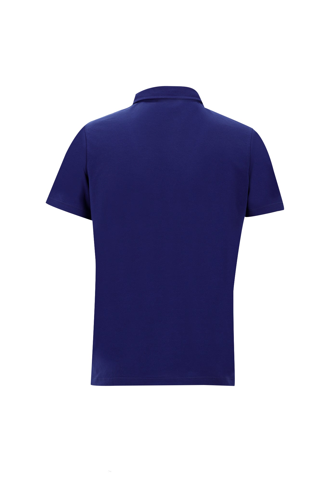 Orta Lacivert Polo Yaka Regular Fit Pamuk T-shirt