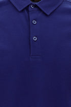 Orta Lacivert Polo Yaka Regular Fit Pamuk T-shirt