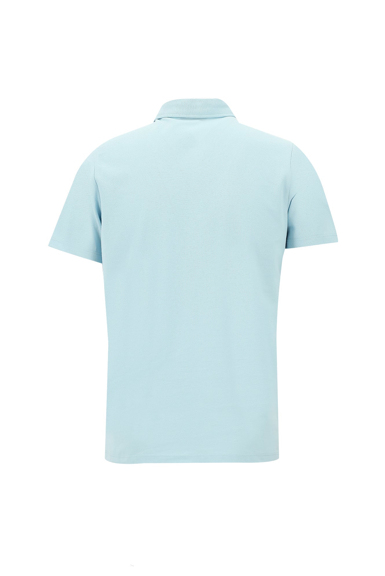 Açık Mavi Polo Yaka Regular Fit Pamuk T-shirt