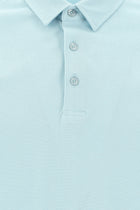 Açık Mavi Polo Yaka Regular Fit Pamuk T-shirt