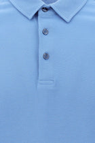 Havacı Mavi Polo Yaka Regular Fit Pamuk T-shirt
