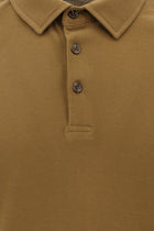 Orta Kahve Polo Yaka Regular Fit Pamuk T-shirt