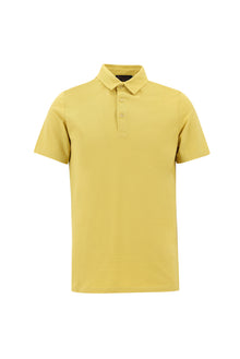 Sar? Polo Yaka Regular Fit Pamuk T-shirt-Abdullah Ki??l?