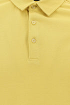 Sarı Polo Yaka Regular Fit Pamuk T-shirt