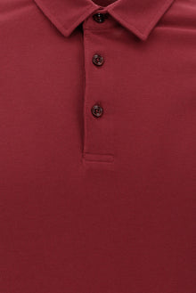 Şarap Bordo Polo Yaka Regular Fit Pamuk T-shirt