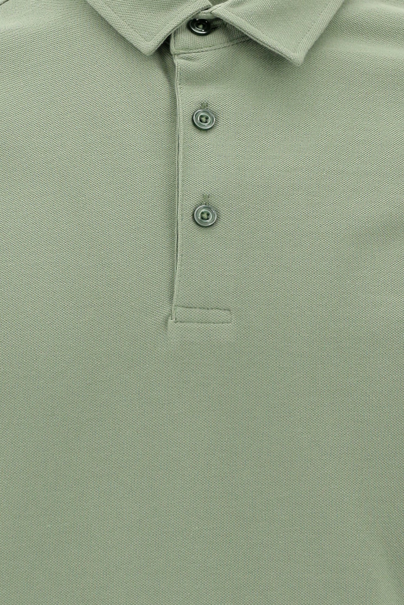 Orman Yeşili Polo Yaka Regular Fit Pamuk T-shirt