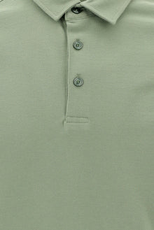 Orman Yeşili Polo Yaka Regular Fit Pamuk T-shirt