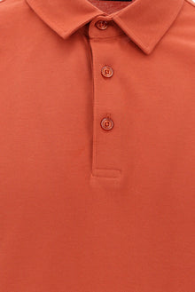 Kırmızı Polo Yaka Regular Fit Pamuk T-shirt