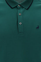 Nefti Polo Yaka Regular Fit Nakışlı Merserize Pamuk T-shirt