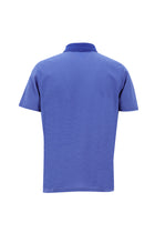 Orta Mor Polo Yaka Regular Fit Nakışlı Merserize Pamuk T-shirt