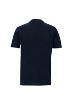 Orta Lacivert Polo Yaka Regular Fit Merserize Pamuk T-shirt