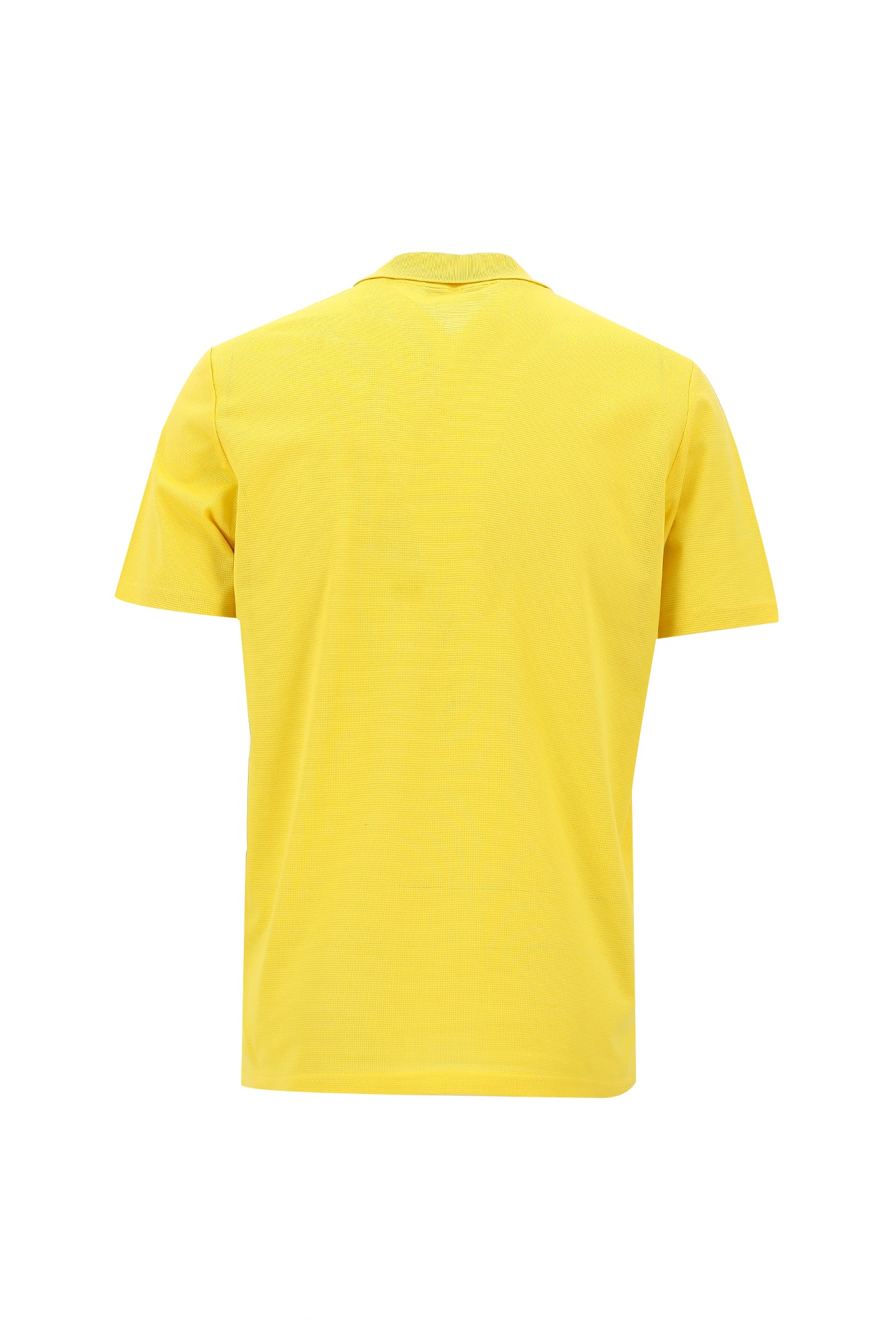 Açık Sarı Polo Yaka Regular Fit Merserize Pamuk T-shirt