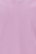 Lila Polo Yaka Regular Fit Merserize Pamuk T-shirt
