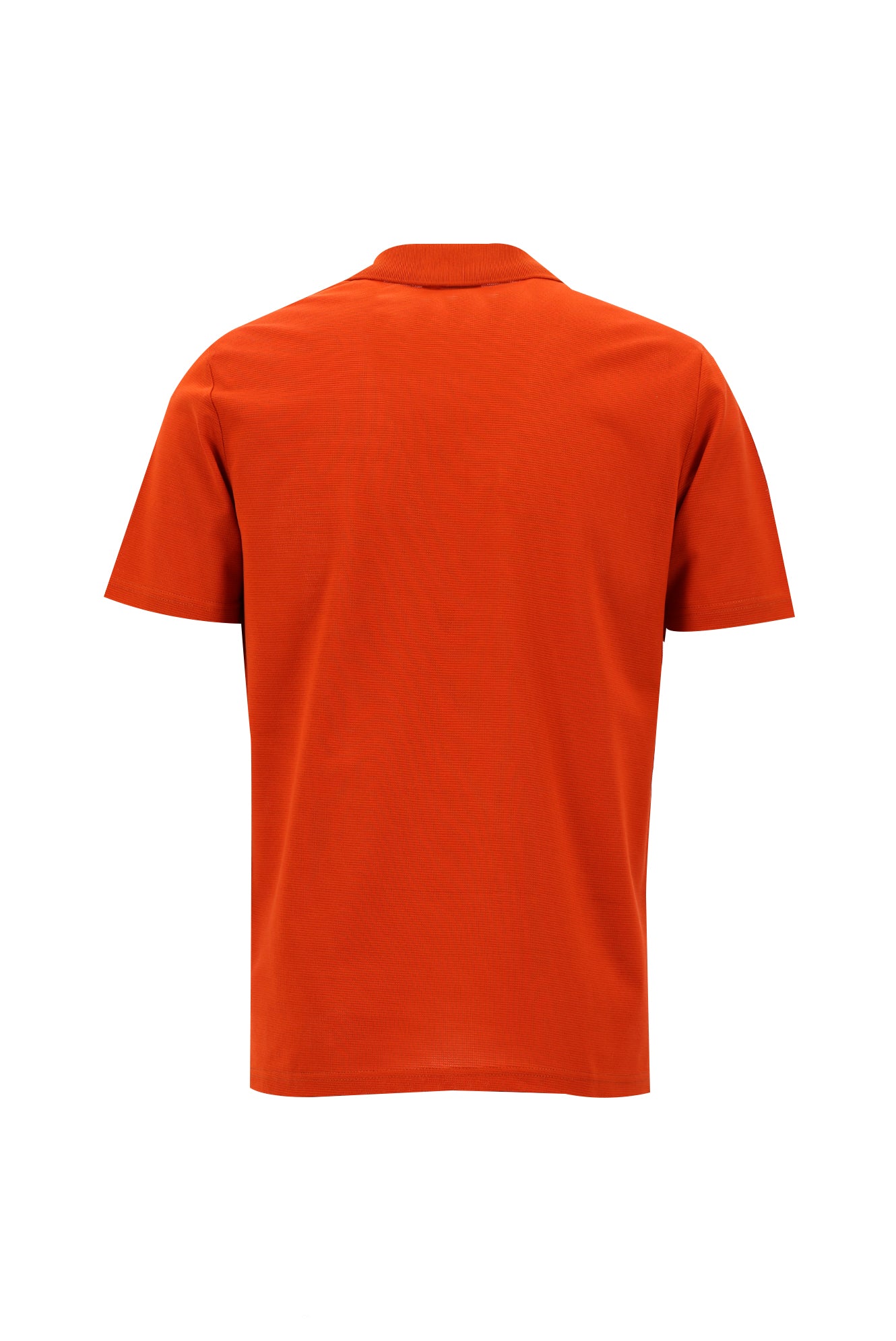 Mercan Kırmızı Polo Yaka Regular Fit Merserize Pamuk T-shirt