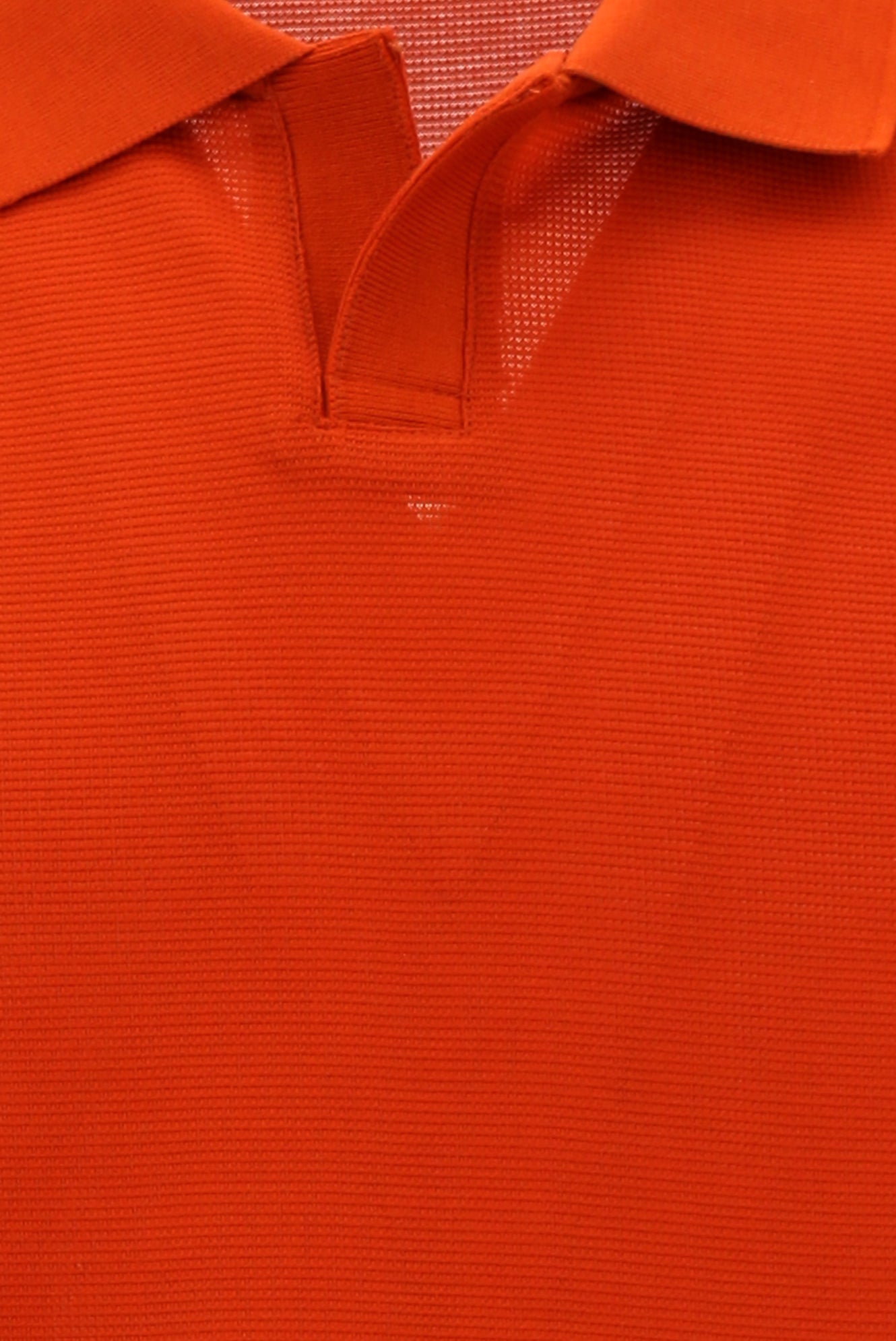 Mercan Kırmızı Polo Yaka Regular Fit Merserize Pamuk T-shirt