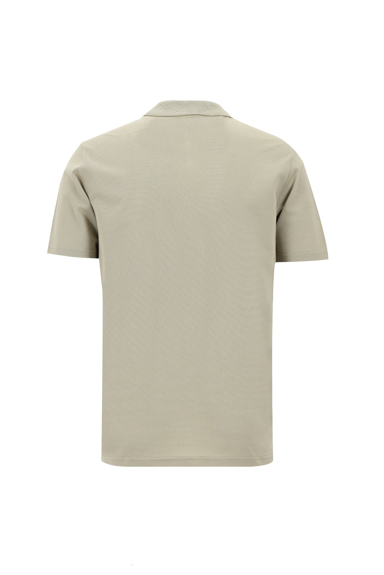 Açık Vizon Polo Yaka Regular Fit Merserize Pamuk T-shirt