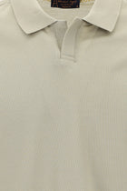 Açık Vizon Polo Yaka Regular Fit Merserize Pamuk T-shirt