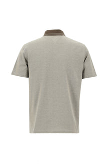 Açık Kahve  Polo Yaka Regular Fit Nakışlı Merserize Pamuk T-shirt