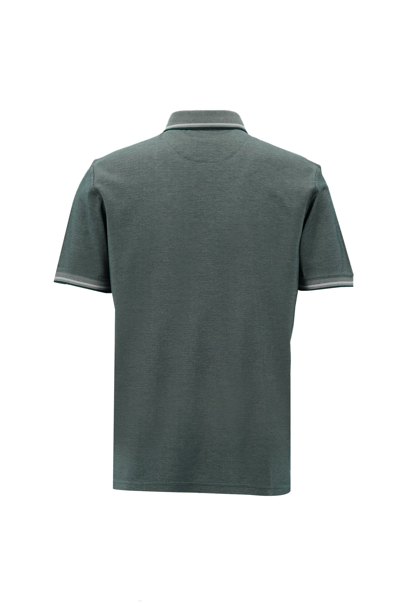 Nefti Polo Yaka Regular Fit Nakışlı Merserize Pamuk T-shirt