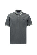 Su Yeşili Polo Yaka Regular Fit Nakışlı Merserize Pamuk T-shirt