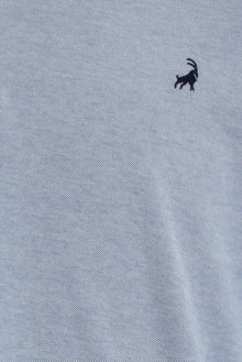 Aç?k Mavi Regular Fit Desenli Nak??l? Pamuklu Polo Yaka T-shirt-Abdullah Ki??l?