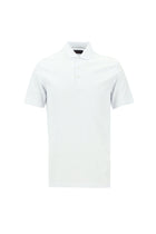 Kırık Beyaz Polo Yaka Regular Fit Desenli Nakışlı Pamuklu T-shirt