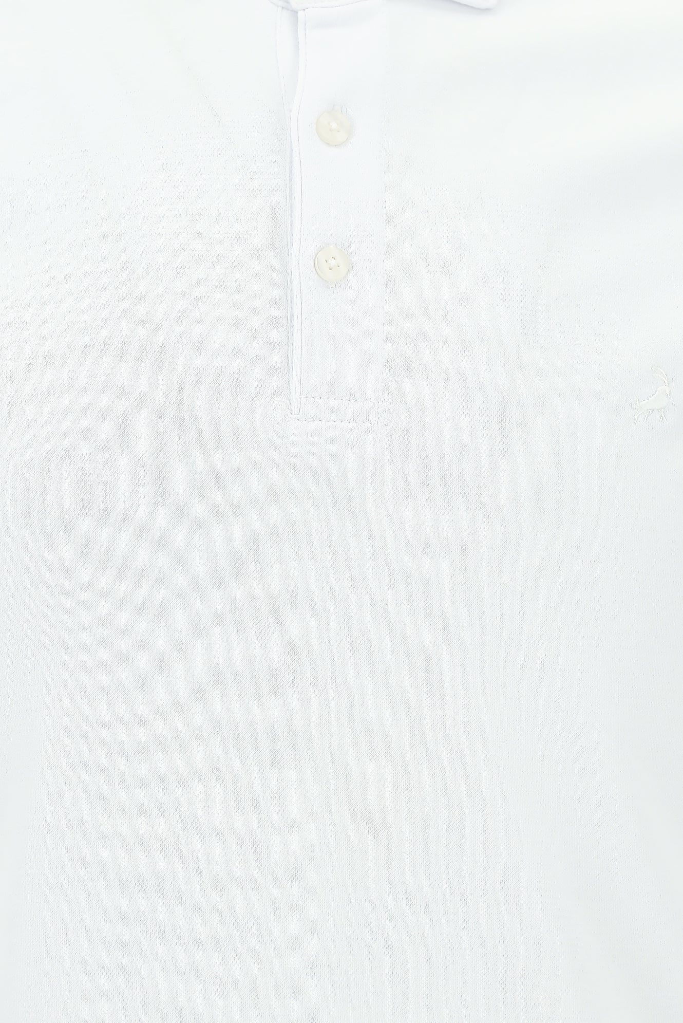 Kırık Beyaz Polo Yaka Regular Fit Desenli Nakışlı Pamuklu T-shirt
