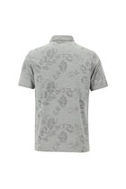 Orta Antrasit Polo Yaka Regular Fit Desenli Nakışlı T-shirt
