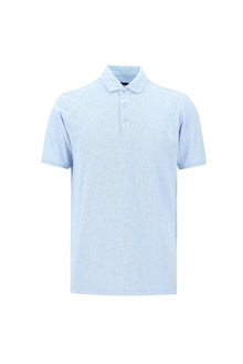 Mavi Polo Yaka Regular Fit Desenli T-shirt