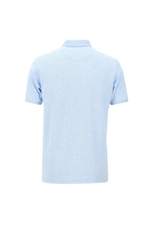 Mavi Polo Yaka Regular Fit Desenli T-shirt