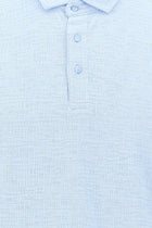 Mavi Polo Yaka Regular Fit Desenli T-shirt